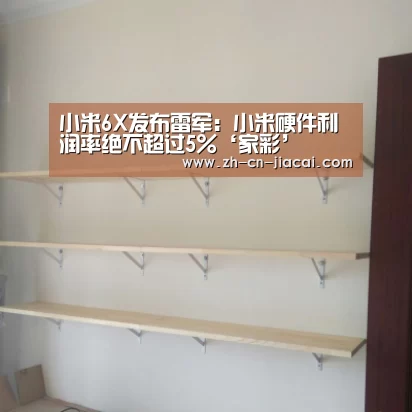 小米6X发布雷军:小米硬件利润率绝不超过5%‘家彩’(图2) 家彩