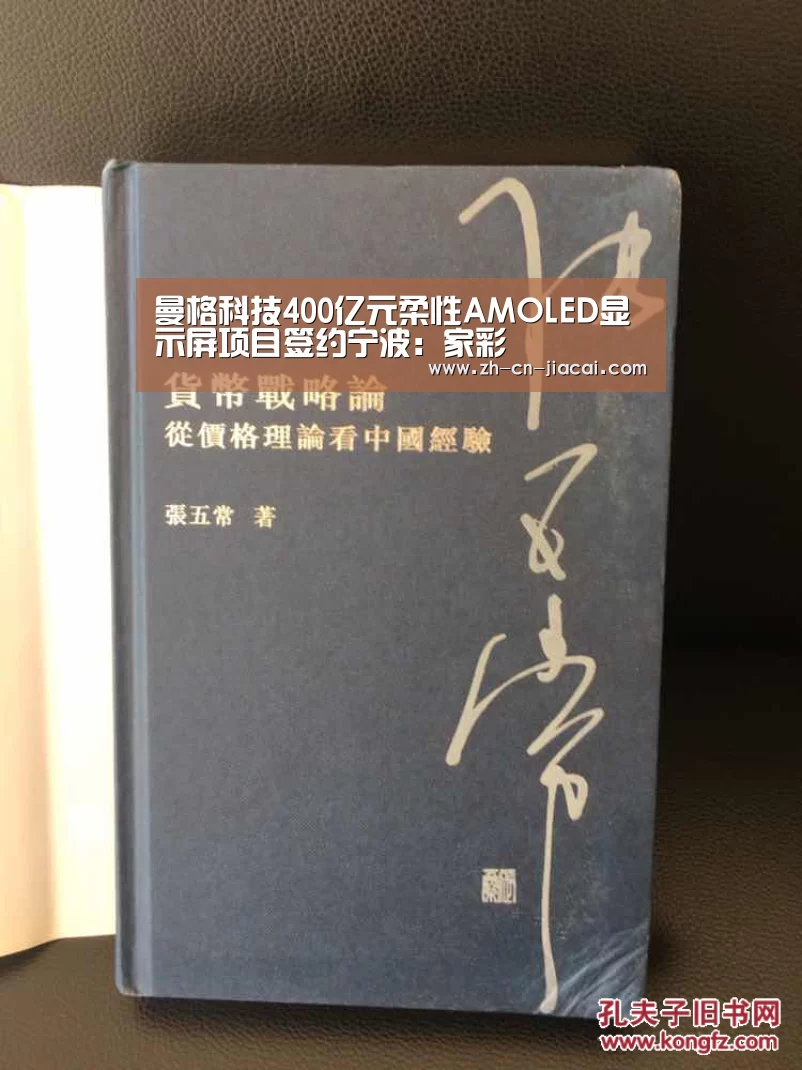 曼格科技400亿元柔性AMOLED显示屏项目签约宁波:家彩(图2) 家彩