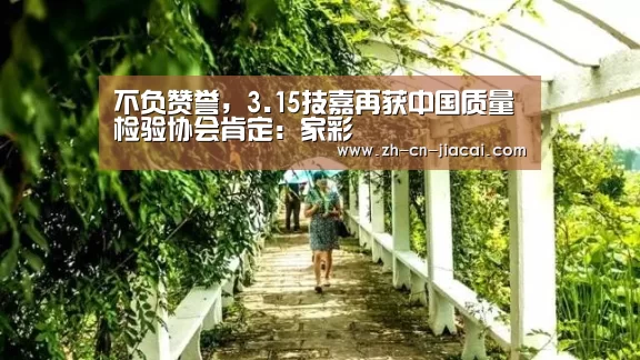 不负赞誉,3.15技嘉再获中国质量检验协会肯定:家彩(图4) 家彩