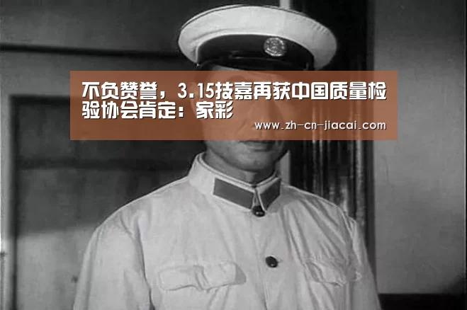 不负赞誉,3.15技嘉再获中国质量检验协会肯定:家彩(图1) 家彩